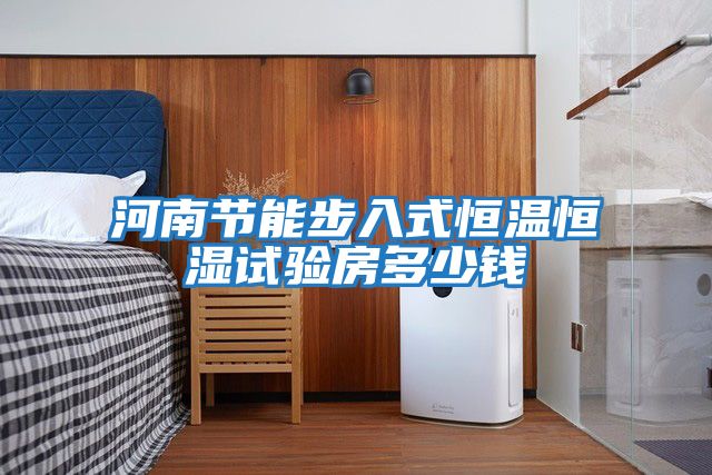 河南節能步入式恒溫恒濕試驗房多少錢