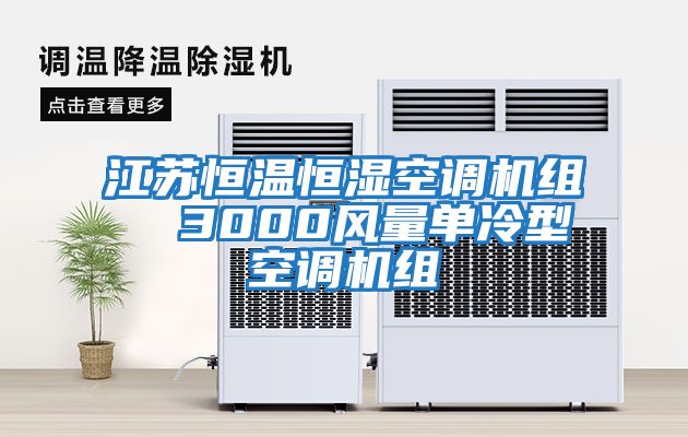 江蘇恒溫恒濕空調機組  3000風量單冷型空調機組