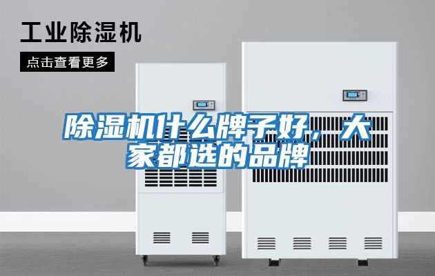 除濕機什么牌子好，大家都選的品牌
