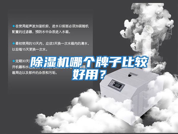 除濕機哪個牌子比較好用？