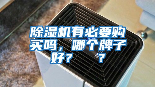 除濕機有必要購買嗎，哪個牌子好？  ？