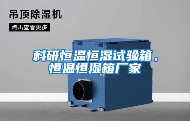 科研恒溫恒濕試驗箱，恒溫恒濕箱廠家
