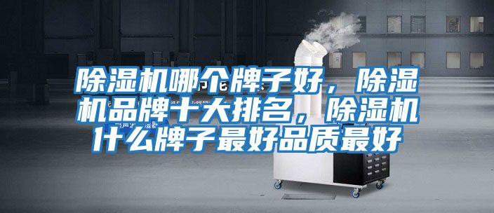 除濕機哪個牌子好，除濕機品牌十大排名，除濕機什么牌子最好品質最好