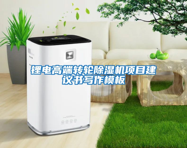 鋰電高端轉輪除濕機項目建議書寫作模板