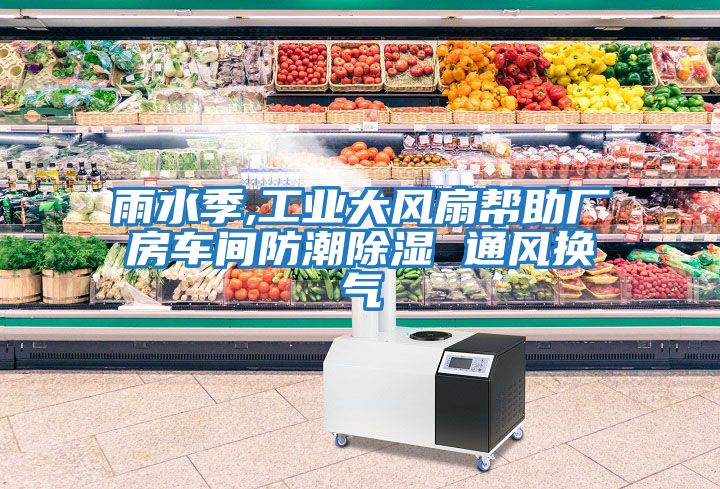 雨水季,工業大風扇幫助廠房車間防潮除濕 通風換氣