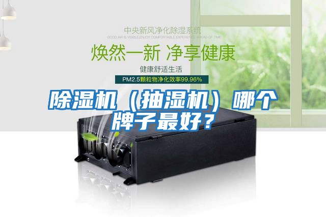 除濕機（抽濕機）哪個牌子最好？